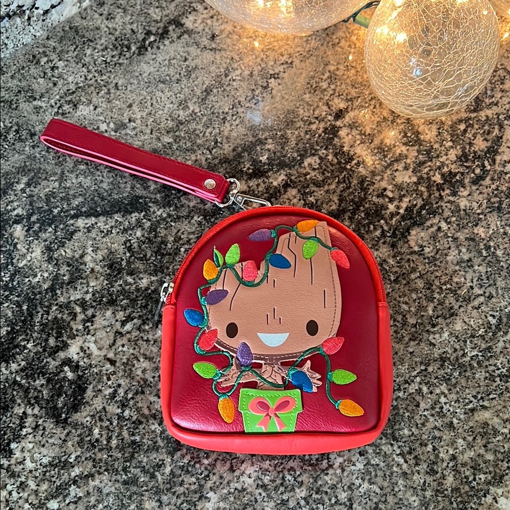 Loungefly Red Groot Wristlet